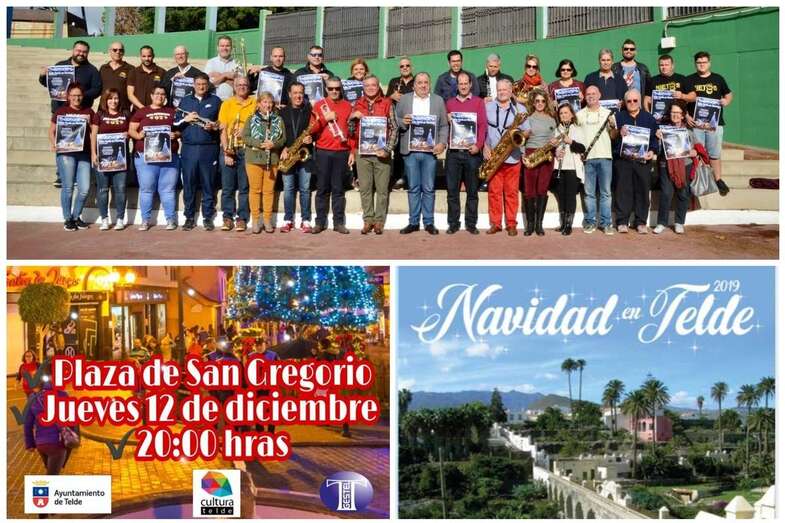 Representantes de los grupos participantes en el espectáculo musical (Foto TA)